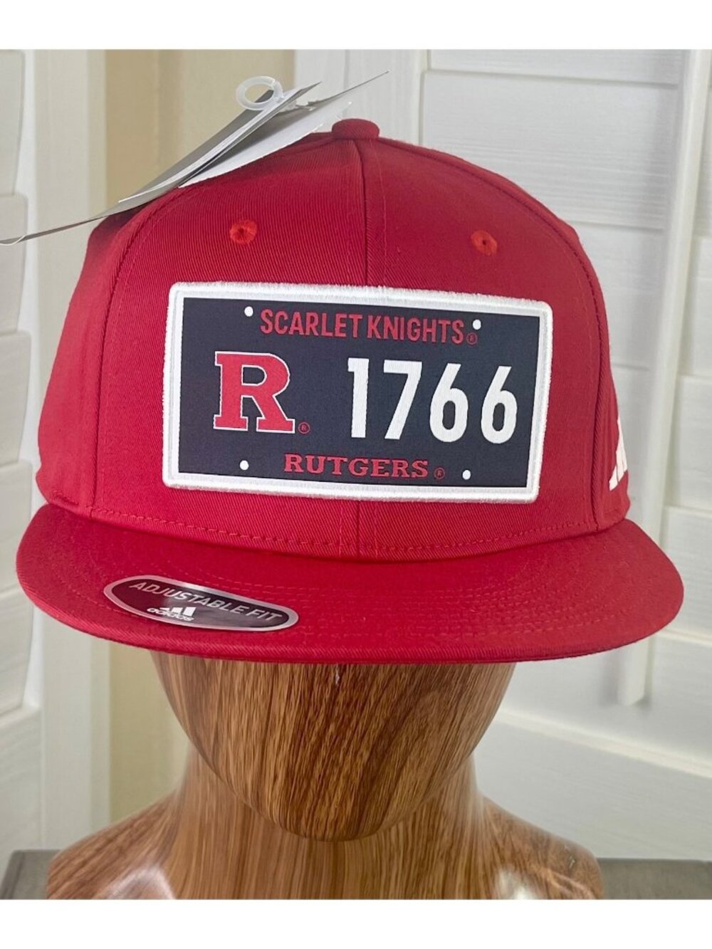 Adidas NCAA Rutgers Scarlet Knights Established 1766 Adjustable Snapback Hat